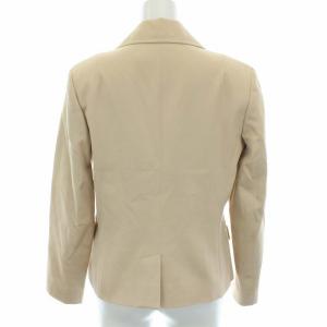 Christian Dior テーラードジャケット シングル 1B センターベント シルク M ベージュ