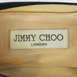 JIMMY CHOO パンプス ヒール ポインテッドトゥ スエード 36.5 ブラック