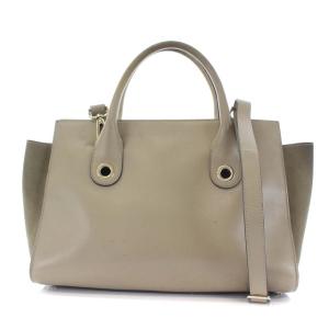 JIMMY CHOO ライリー ハンドバッグ トートバッグ ショルダーバッグ 2way レザー スエード グレージュ