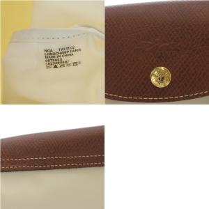 Longchamp ルプリアージュ DEPOSE トートバッグ レザー M アイボリー ブラウン