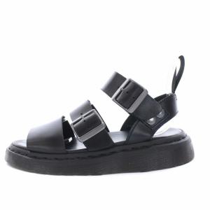 Dr.Martens GRYPHON スポーツサンダル レザー UK4 ブラック