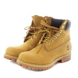Timberland プレミアムウォータープルーフブーツ ブーツ ショート レースアップ 7W ベージュ