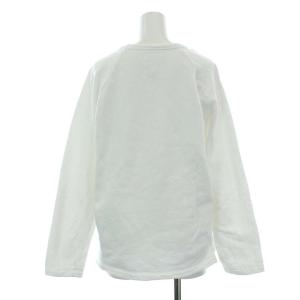 agnes b. PARIS Carne Bollente 19年製 スウェット トレーナー 裏起毛 プリント コットン M ホワイト
