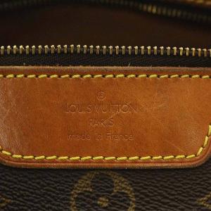 LOUIS VUITTON サックショッピング モノグラム トートバッグ 茶 M51108