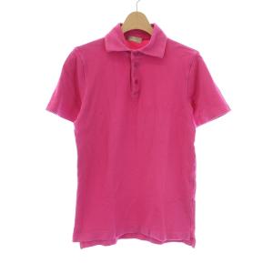 半袖 ポロシャツ コットン 46 S ピンク