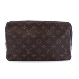 LOUIS VUITTON M47522 トゥルーストワレット28 モノグラム クラッチバッグ ブラウン