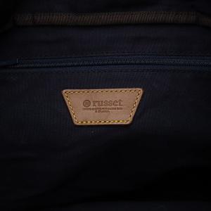 russet トートバッグ ショルダーバッグ 3way 総柄 ナイロン ネイビー レッド ブラウン