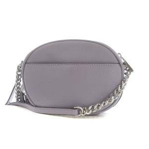 MICHAEL KORS ショルダーバッグ ポシェット ミニバッグ タッセル ロゴ チェーン レザー パープル