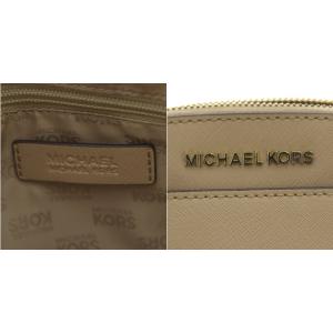MICHAEL Michael Kors ショルダーバッグ ポシェット ミニバッグ ロゴ チェーン レザー ベージュ