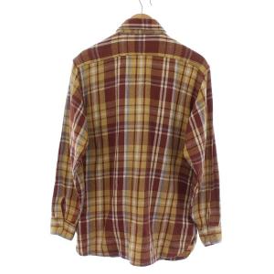 FULLCOUNT 長袖 ネルシャツ チェック コットン 40 L ブラウン ベージュ