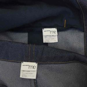 me ISSEY MIYAKE 19AW セットアップ ノーカラージャケット ワイドパンツ インディゴ