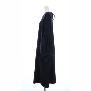 ENFOLD 21AW ミリオーネ1 HUGE DRS ワンピース リボン 38 ネイビー