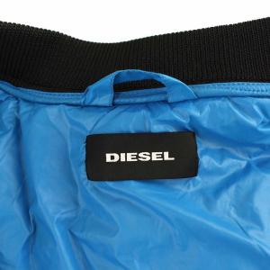 DIESEL 中綿ジャケット ブルゾン キルティングロゴ L ブラック