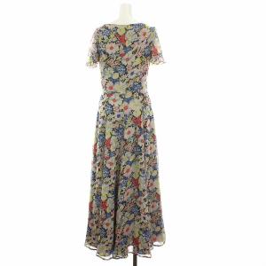 POLO RALPH LAUREN ワンピース ロング マキシ Vネック 花柄 半袖 0 マルチカラー