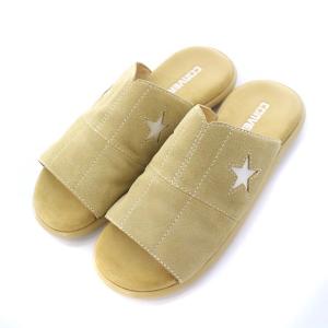 CONVERSE アディクト ワンスター サンダル フラット スエード ビブラムソール US4.5 ベージュ