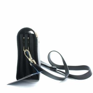 COLE HAAN 2wayバッグ ターンロッククロスボディ ハラコ レザー レオパード柄 ブラウン ブラック