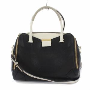 ボストンバッグ ショルダーバッグ 2WAY レザー バイカラー ブラック グレージュ 白