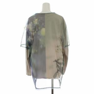 Ameri VINTAGE SAYO NAGASE SPRING EVENING COLLAB LS TEE F ベージュ