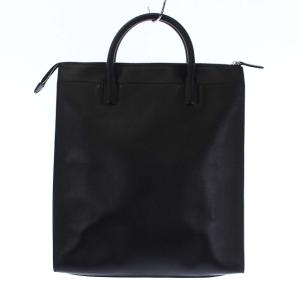 HUNTING WORLD トートバッグ ハンドバッグ レザー スクエア 黒