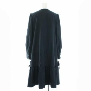 M'S GRACY 21年製 ノーカラーコート 38 黒