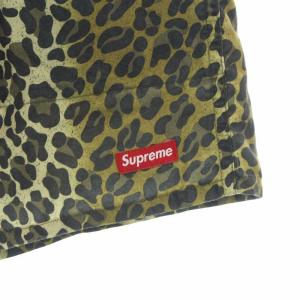 Supreme water short ショートパンツ イージー レオパード柄 ヒョウ柄 S ブラウン ブラック