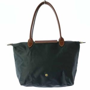 Longchamp ル プリアージュ ショッピングトートバッグ S ナイロン レザー グレー