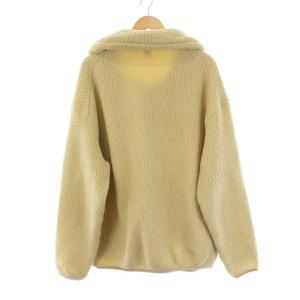 nanamica end clothing 別注 フリースジャケット アウター ジップアップ スタンドカラー XL ベージュ SUHF083