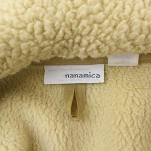 nanamica end clothing 別注 フリースジャケット アウター ジップアップ スタンドカラー XL ベージュ SUHF083