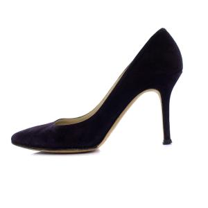 JIMMY CHOO パンプス ハイヒール ピンヒール スエード 37 パープル