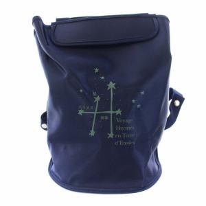 HERMES シェルパ 星を巡る旅展 1999年限定品 リュックサック デイパック 紺 ネイビー