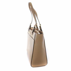 MICHAEL KORS ジェットセットトラベル トートバッグ レザー ベージュ