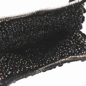 ANTEPRIMA ワイヤーバッグ ハンドバッグ フラワー レザー ブラック