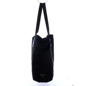 PRADA トートバッグショルダーバッグ 三角プレート ナイロン 黒 ブラック