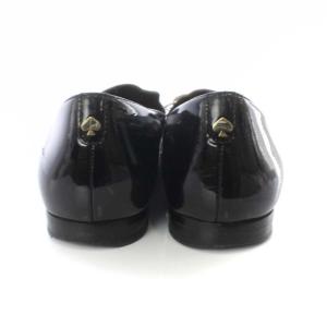 kate spade new york キャット ローファー シューズ ネコ エナメル 6M 23cm ブラック