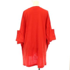 ENFOLD カットソー Tシャツ スビン天竺 サイドタック 半袖 M レッド