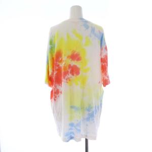 nagonstans 21SS コーマ天竺 Tiedye Tシャツ 半袖 タイダイ柄 オーバーサイズ マルチカラー