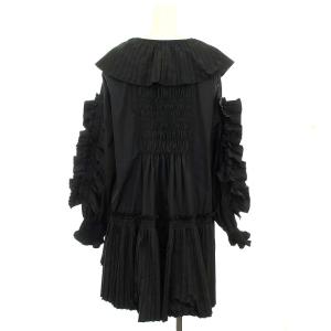 ENFOLD 21SS シャンブレータフタプリーツブルゾン 38 黒