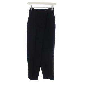 21SS TROUSERS センタープレステーパードパンツ イージー 36 ブラック