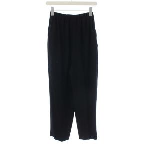 ENFOLD 21SS TROUSERS センタープレステーパードパンツ イージー 36 ブラック
