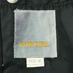 DIESEL HIGH SPEED ライダース ナイロン ジャケット ジップアップ M ブラック