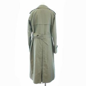 Aquascutum AQW コットンポリツイルトレンチコート ライナー付き L 玉虫色 5021350001