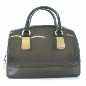 CANDY キャンディバッグ ハンドバッグ ボストンバッグ ラバー グレー