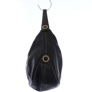 LOEWE ワンショルダーバッグ レザー ゴールド金具 黒