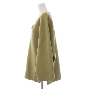 Plage R'IAM 19AW シルエットブラウス カットソー プルオーバー 長袖 スキッパー 36 カーキ