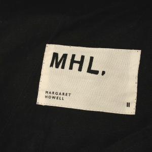 MHL. ジャンパースカート ひざ丈 サロペット スカート 2 ブラック