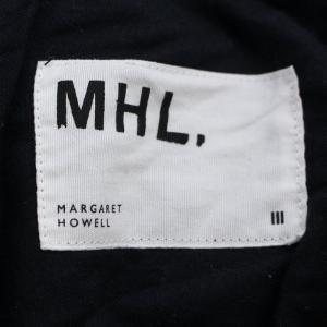MHL. 17AW ワイドパンツ コーデュロイ ジップフライ ベルト コットン 3 ブラウン