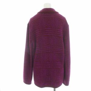 YVES SAINT LAURENT セットアップ テーラードジャケット ニット シングル 4B ノーベント スカート ひざ丈 タイト 9号