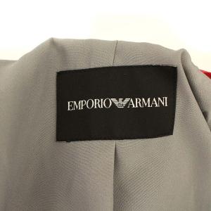 EMPORIO ARMANI テーラードジャケット シングル 柄 01 S ピンク レッド