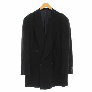 ダブルテーラードジャケット 総裏地 48 ネイビー イタリア製