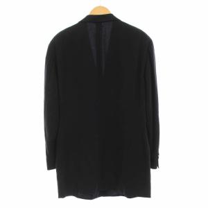 GIORGIO ARMANI ダブルテーラードジャケット 総裏地 48 ネイビー イタリア製